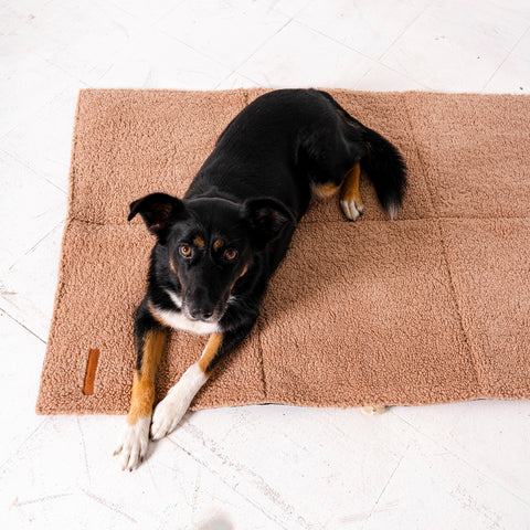 Tapis de voyage "Mia Teddy" beige