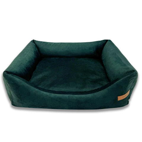 "Frida" lit vert bouteille + matelas