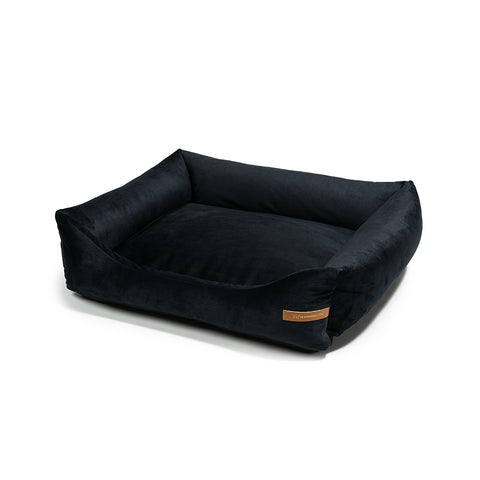 "Frida" panier noir avec matelas