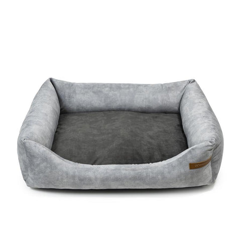 Lit "Frida" gris + matelas