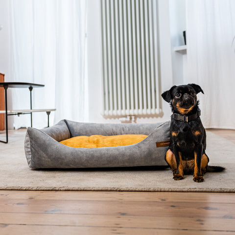 Lit "Frida" gris + matelas
