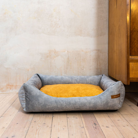 Lit "Frida" gris + matelas