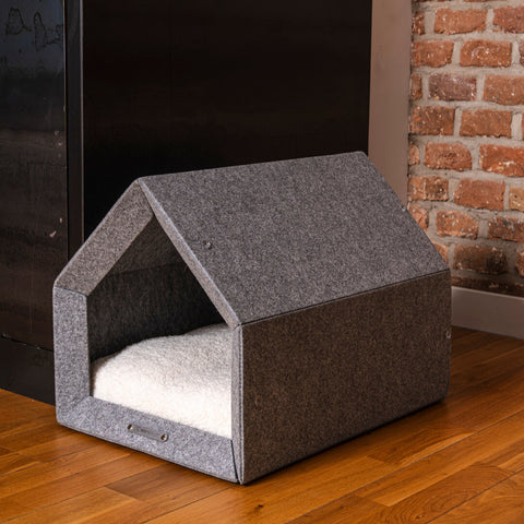 Ensemble "Pethome Teddy" niche éco + matelas beige