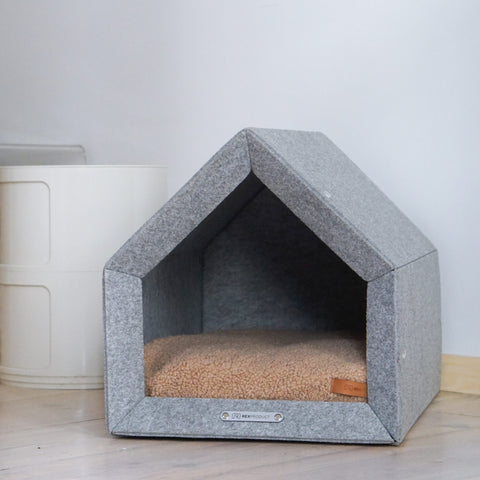 Ensemble "Pethome Teddy" niche éco + matelas beige