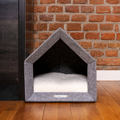 Ensemble "Pethome Teddy" niche éco + matelas beige
