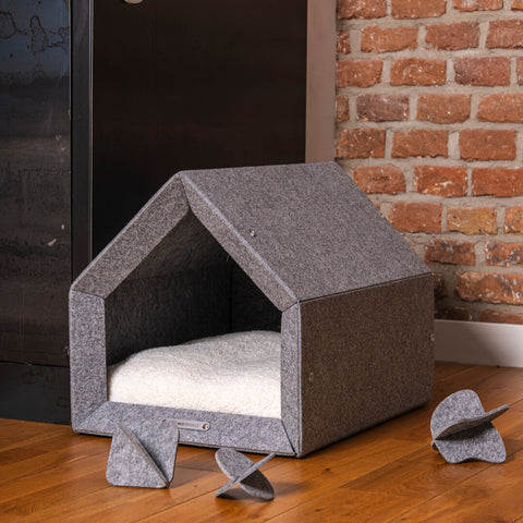 Ensemble "Pethome Teddy" niche éco + matelas beige